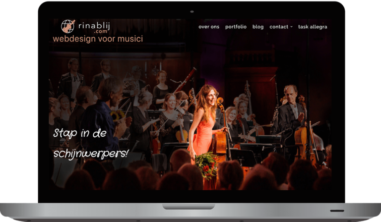 webdesign voor musici
